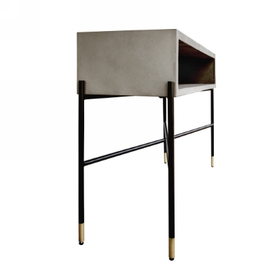 Picture of Modrest Walker Modern Concrete & Metal Console Table