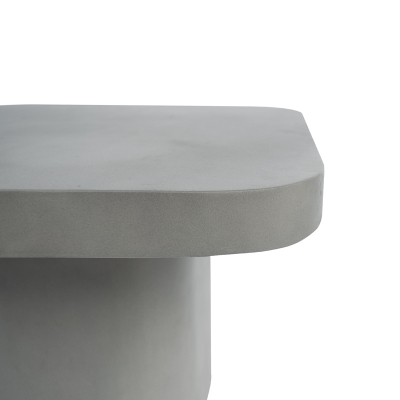 Picture of Modrest Flores Modern Grey Concrete End Table