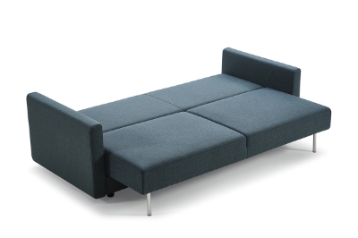 Picture of Divani Casa Fredonia Modern Blue-Green Fabric Sofa Bed w/ Storage