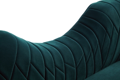 Picture of Divani Casa Loretta Modern Green Velvet Sofa