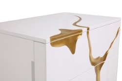 Picture of Modrest Aspen Modern White & Gold Chest