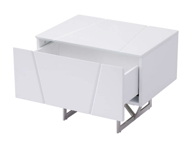 Picture of Modrest Chrysler Modern White Nightstand