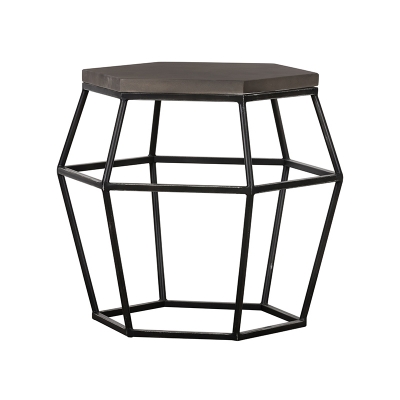 Picture of Modrest Tartan Modern Concrete & Metal End Table