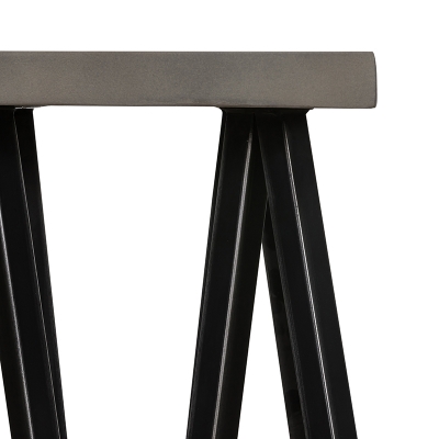 Picture of Modrest Richmond Modern Concrete & Black Metal End Table