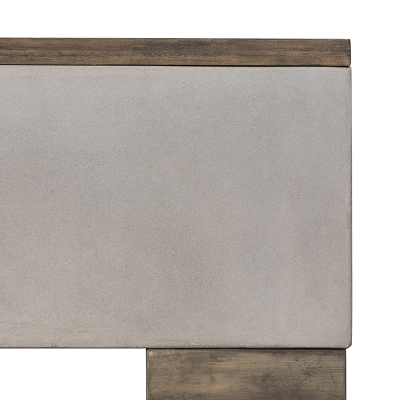 Picture of Modrest Delaware Modern Concrete & Acacia Square Coffee Table