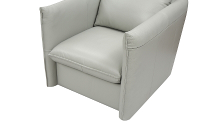 Picture of Divani Casa Tamworth Modern Grey Leather Swivel Chair