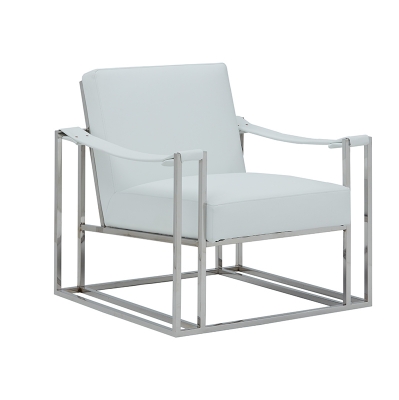 Picture of Modrest Larson Modern White Leatherette Accent Chair