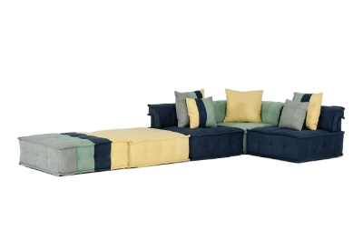 Picture of Divani Casa Dubai -  Modern Multicolored Fabric Modular Sectional Sofa