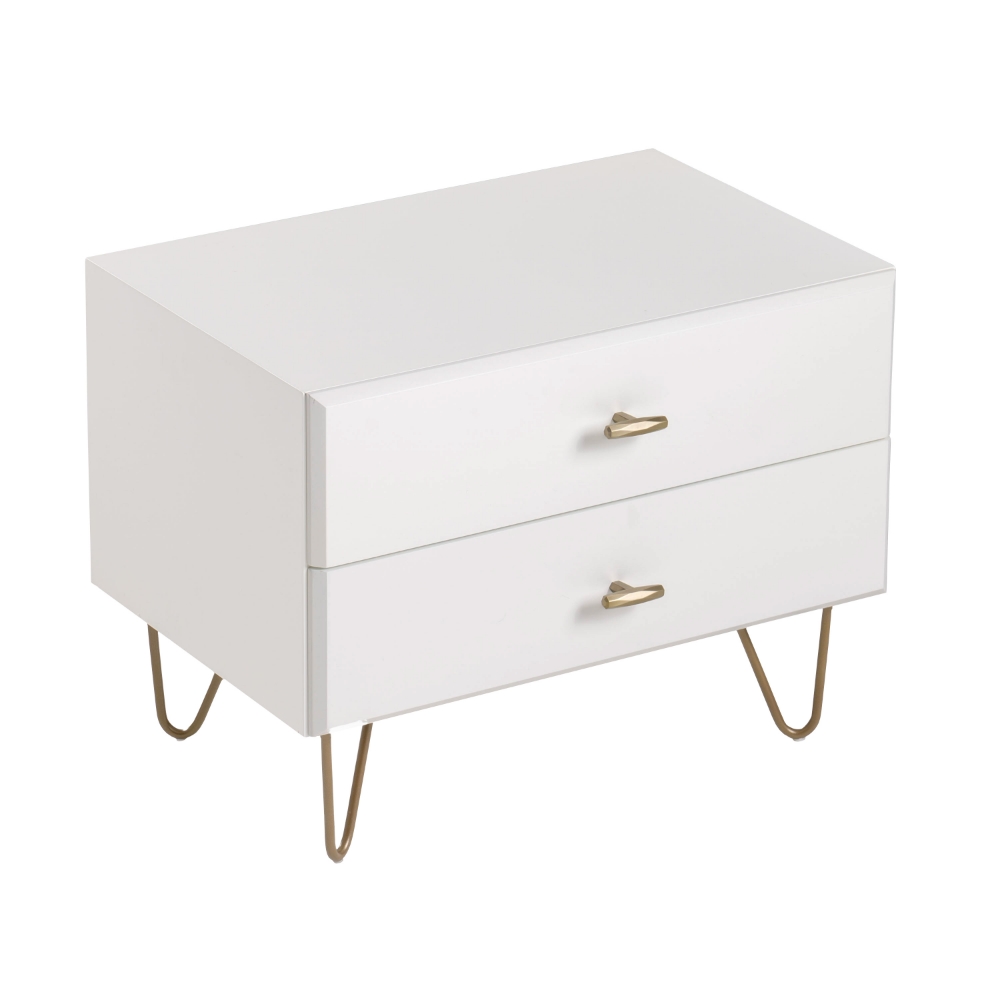 Picture of Modrest Bryan - Modern White Nightstand