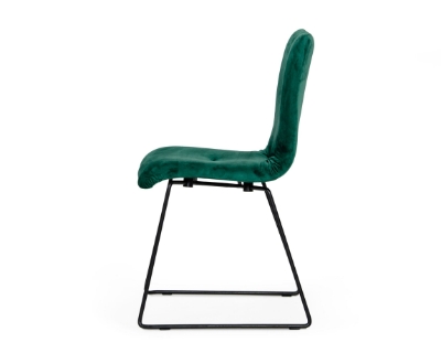 Picture of Modrest Yannis - Modern Green Fabric Dining Chair (Set of 2)