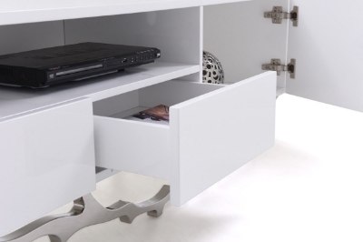 Picture of Modrest Legend - 87"-Wide Modern White TV Stand