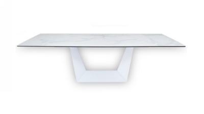 Picture of Modrest Baldwin - Modern White Ceramic Extendable Dining Table