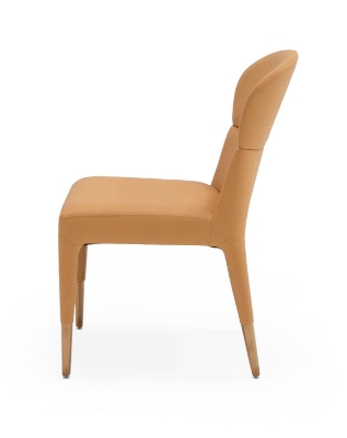 Picture of Modrest Ogden - Modern Peach & Rosegold Dining Chair (Set of 2)