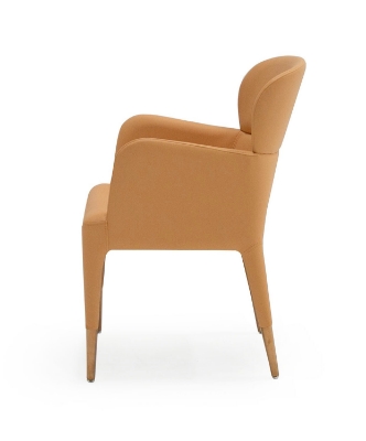 Picture of Modrest Ogden - Modern Peach & Rosegold Dining Armchair