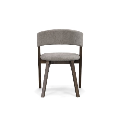 Picture of Modrest Grover - Modern Grey & Dark Wenge Dining Chair (Set of 2)