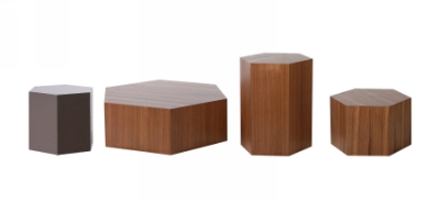 Picture of Modrest Newmont - Modern Small Walnut End Table 