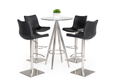 Picture of Modrest Dallas - Modern Black Bar Table 