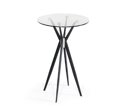 Picture of Modrest Kaitlyn - Modern Black Bar Table 