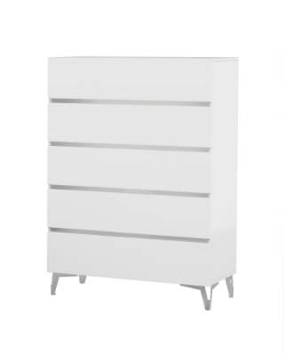 Picture of Nova Domus Angela - Italian Modern White Chest