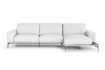 Picture of Lamod Italia Villeneuve - Modern White Italian Leather Sectional Sofa