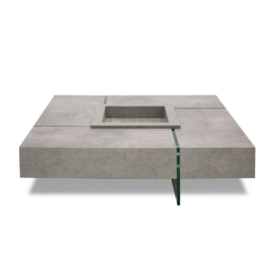 Picture of Modrest Shauna - Modern Faux Concrete Floating Coffee Table