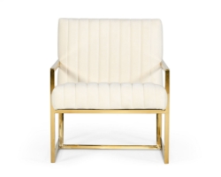 Picture of Divani Casa Baylor - Modern Off-White Accent Chair