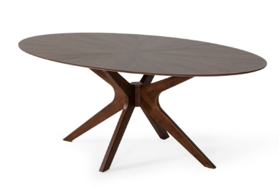 Picture of Modrest Prospect - Modern Oval Walnut Dining Table