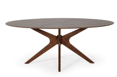 Picture of Modrest Prospect - Modern Oval Walnut Dining Table