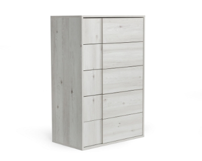 Picture of Nova Domus Asus - Italian Modern White Washed Oak Chest