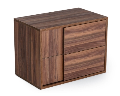 Picture of Nova Domus Asus - Italian Modern Walnut Nightstand