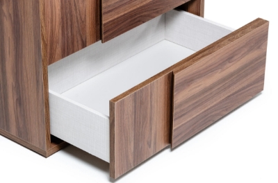 Picture of Nova Domus Asus - Italian Modern Walnut Nightstand