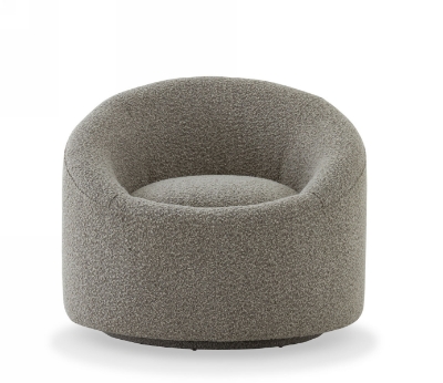 Picture of Modrest Frontier - Glam Grey Fabric Accent Chair