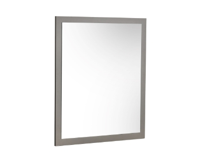 Picture of Nova Domus Lucia - Italian Modern Elm and Matte Grey Mirror