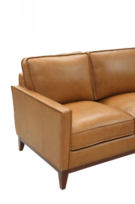 Picture of Divani Casa Naylor - Modern Brown Italian Leather Split Sofa