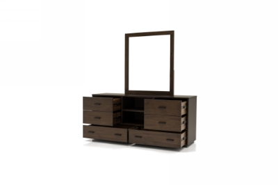 Picture of Nova Domus Fantasia - Contemporary Dark Walnut Dresser