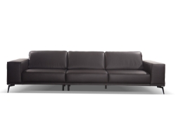 Picture of Accenti Italia Darwin - Italian Modern Dark Brown Leather Sofa