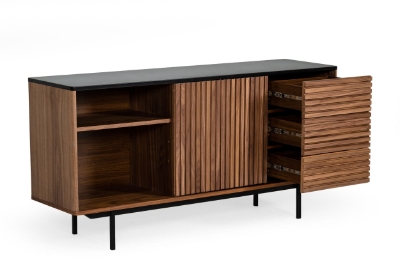 Picture of Modrest Maggie - Modern Walnut and Grey Buffet