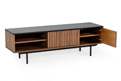 Picture of Modrest Maggie - Modern Walnut and Grey TV Stand