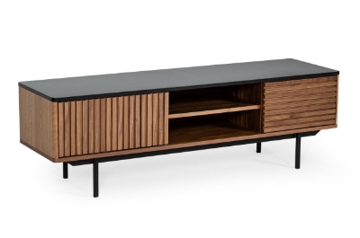 Picture of Modrest Maggie - Modern Walnut and Grey TV Stand