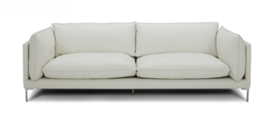 Picture of Divani Casa Harvest - Modern White Full Leather Sofa