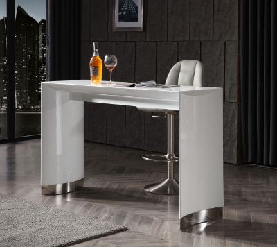 Picture of Modrest Corbett - Contemporary White Bar Table