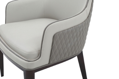 Picture of Modrest Maxwell - Glam Beige and Grey Dining Chair