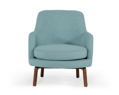 Picture of Modrest Metzler - Modern Mint Green Fabric Accent Chair 