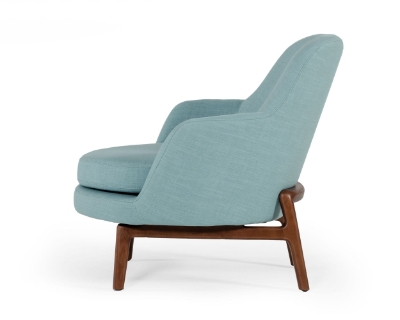 Picture of Modrest Metzler - Modern Mint Green Fabric Accent Chair 