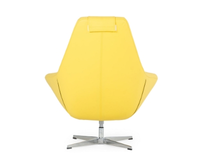 Picture of Modern Kenora - Modern Yellow Eco-Leather Accent Chair 