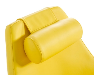 Picture of Modern Kenora - Modern Yellow Eco-Leather Accent Chair 