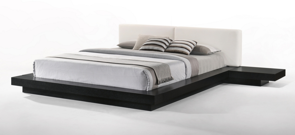 Picture of Modrest Tokyo - Queen Contemporary Black and White Platform Bed