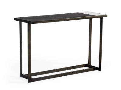 Picture of Modrest Fargo - Modern Ceramic & Grey Walnut Console Table