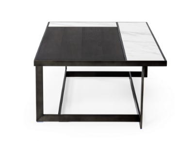 Picture of Modrest Fargo - Modern Ceramic & Grey Walnut Coffee Table