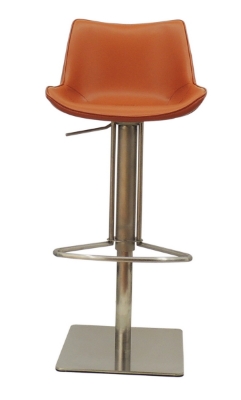 Picture of Modrest Hopkin - Modern Cognac Eco-Leather Bar Stool